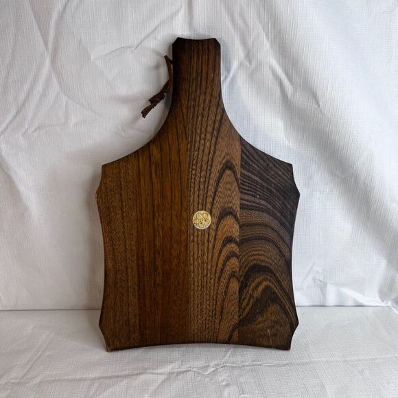 Wooden Trivet Hot Pad or Cheese Tray w/ Decorative Ceramic Tile Insert Square - Picture 7 of 13